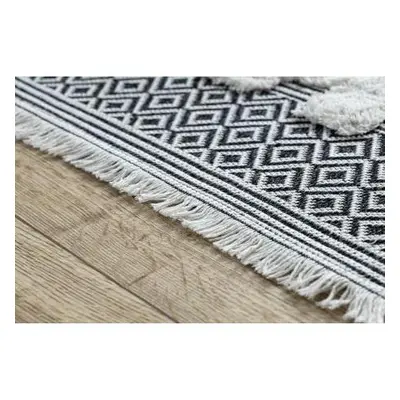 koberec ECO SISAL BOHO MOROC Geometrický 22321 střapce dvě úrovně r velikost 117x170 cm | krás