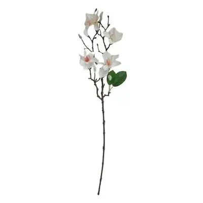 Umělá větvička Magnolie bílá, 64 cm