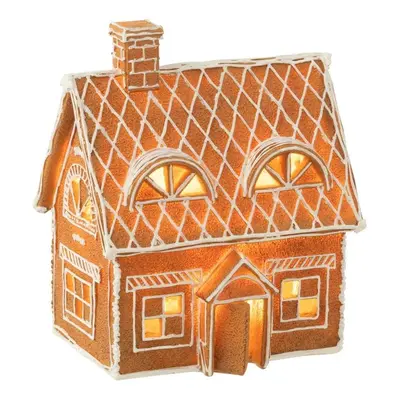 Vánoční perníková chaloupka s Led světýlky Gingerbread House - 18*14*22cm