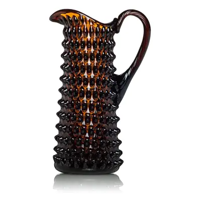 Květná 1794 ručně foukaný džbán Polka Dot Brown 1200 ml