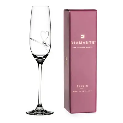 Diamante sklenice na šampaňské Romance s kamínky Swarovski 200ml 1KS