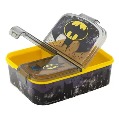 Multibox na svačinu Batman - DC Comics se třemi přihrádkami