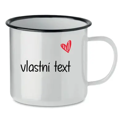 Vlastní text na plecháček