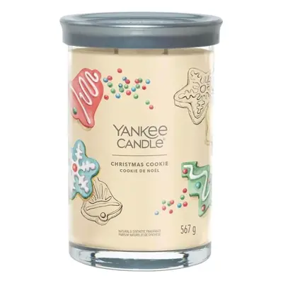 Yankee Candle vonná svíčka Signature Tumbler ve skle velká Christmas Cookie 567g