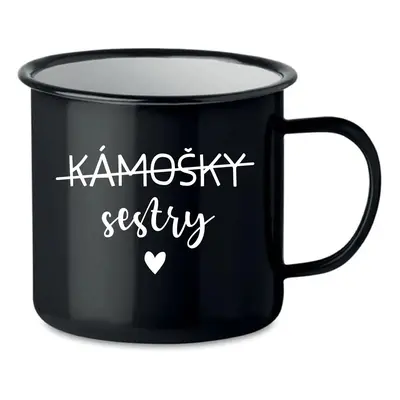 KÁMOŠKY SESTRY - černý plecháček 350 ml