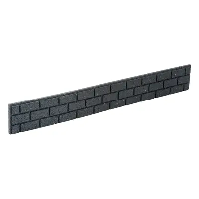 Multy home Zahradní palisáda BRICKS 120 x 15 cm, šedá (se spojkou a hřeby)