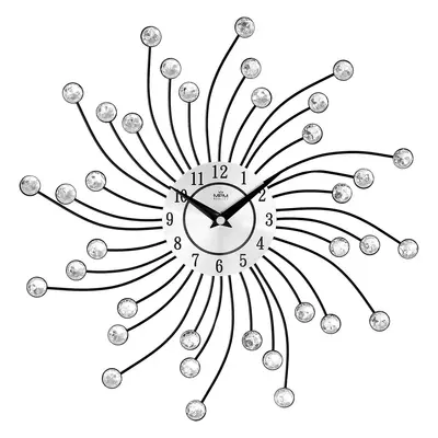 MPM Designové paprskovité skleněno kovové hodiny MPM Sophia E04.4495.70