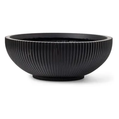 Capi Nature Groove Bowl Intense Black Ø 40 cm / V 15 cm