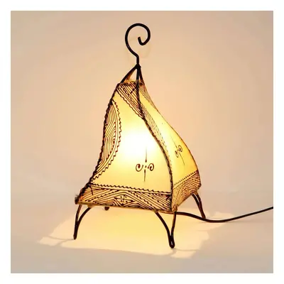 Orientální henna lampa Fatuta bílá