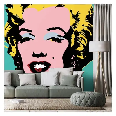 Tapeta ikonická Marilyn Monroe v pop art designu