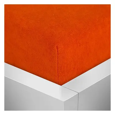 TP Froté prostěradlo 160x200 Premium - Oranžová