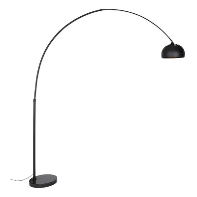 Moderní oblouková lampa černá - XXL