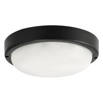 VOLTENO LED stropní lampa 15W - černá - studená bílá