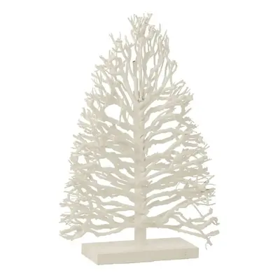 Bílý dřevěný stromek na noze Teatree Wood White - 45*15*70 cm