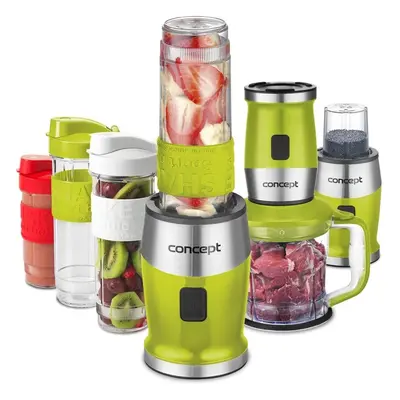 Concept SM3393 Fresh&Nutri multifunkční mixér, 700 W + láhve 2 x 570 ml + 400 ml, zelená