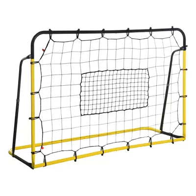 HOMCOM kickback fotbalový odrazový míč odrazová stěna 184x63x123 cm pro fotbal basketbal basebal