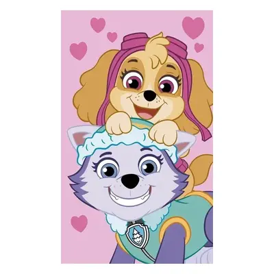 Dětský ručník Paw Patrol Pink 30x50 cm