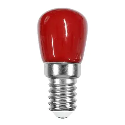 Diolamp LED mini žárovka červená ST26 1W/230V/E14/Red/60Lm/360°