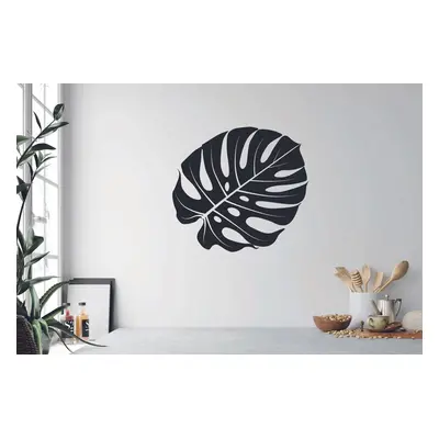 Lepy.cz Samolepka na zeď Monstera list Velikost (šířka x výška): 45x41cm, Barevná varianta: Svět