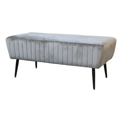 Latté sametová lavice Marat Bench velour - 100*42*50cm