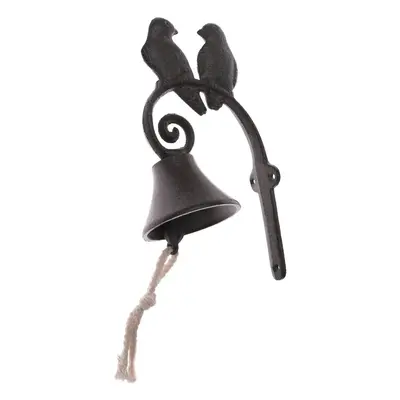 Litinový zvonek Iron bird, 15 x 23 x 9,5 cm