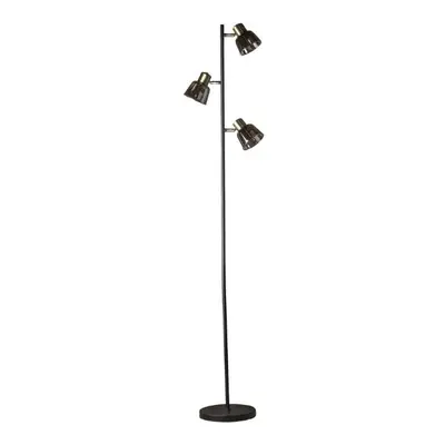 Stojací lampa Reva 3xE14 7W, 150cm, černá