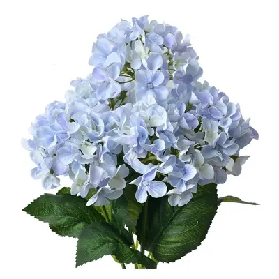 Fialkovo-modrá umělá květina hortenzie Hydrangea - 15*15*45 cm