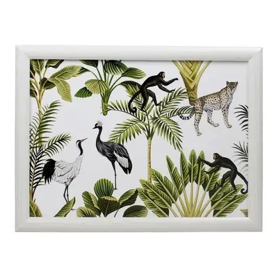 Podnos na nohy Jungle White - 43*33*7cm