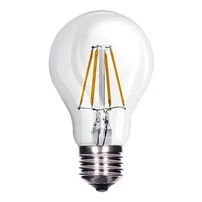 SOLIGHT LED Filament žárovka A60 8W, E27, 3000K, 360°, 810lm