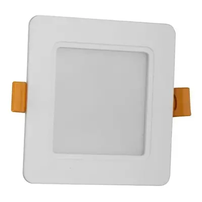 Vestavný LED panel 5W 400lm, teplá, čtvercový, 9,5cm