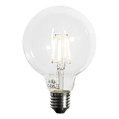 Sada 5 ks Stmívatelná LED žárovka E27 G95 5W 450lm 3000K