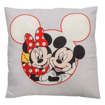 Dekorační polštářek MICKEY MOUSE 40x40 cm - více barev Barva: Světle šedá