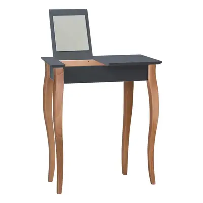 Grafitově šedý toaletní stolek se zrcadlem Ragaba Dressing Table, délka 65 cm