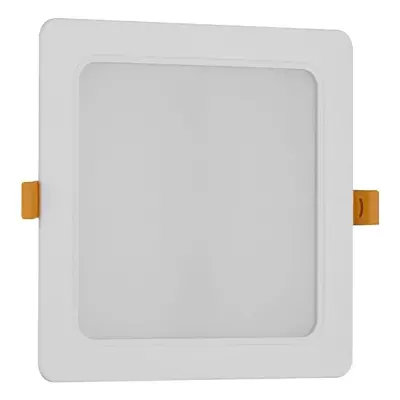 Vestavný LED panel 18W 1900lm, teplá, čtvercový, 17cm