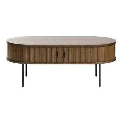 Konferenční stolek v dekoru dubu v přírodní barvě 60x120 cm Nola – Unique Furniture