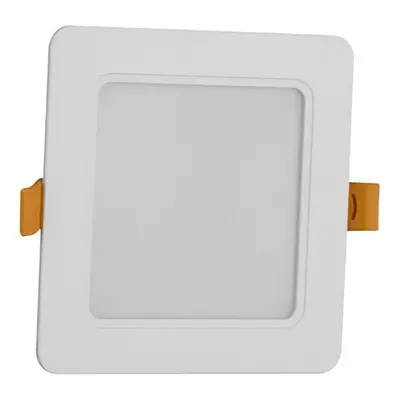 Vestavný LED panel 9W 900lm, studená, čtvercový, 12cm