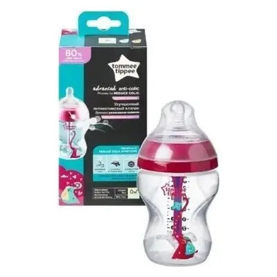 Tommee Tippee Kojenecká láhev Advanced Anti-Colic Girl 260 ml 0m+