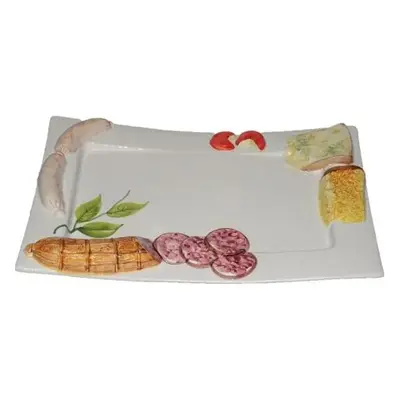 Deluxe ručně malovaný porcelán s italskými specialitami Lago di Garda