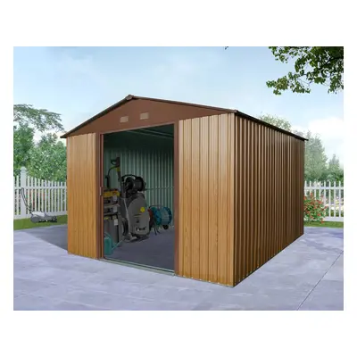 Zahradní domek BestBerg ZDB-9D / 9 m² / 279 x 324 x 211 cm / dřevo/hnědá