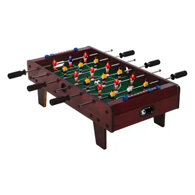 GamesPlanet® Mini stolní fotbálek s nožičkami, 70 x 37 x 25 cm, tm. dřevo M40543