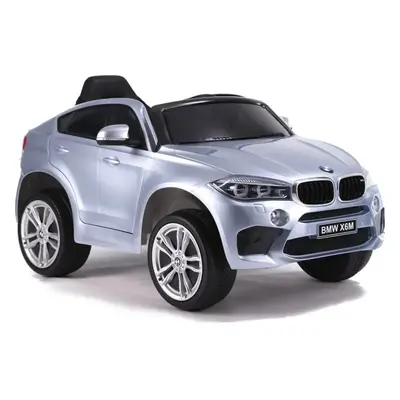 LEAN CARS Elektrické auto BMW X6 lakovaná Stříbrná