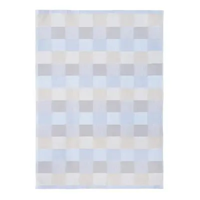 SCANquilt utěrka DESIGN kostičky béžovošedá 50 x 70 cm