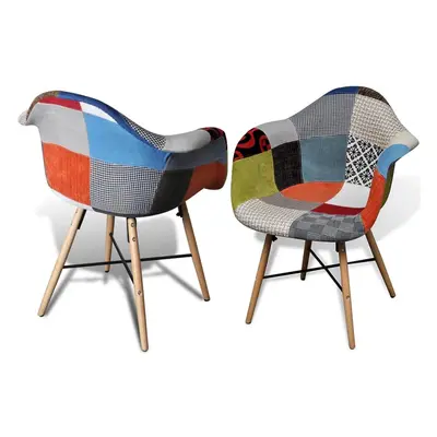 Jídelní židle ve stylu Eames Patchwork 2ks