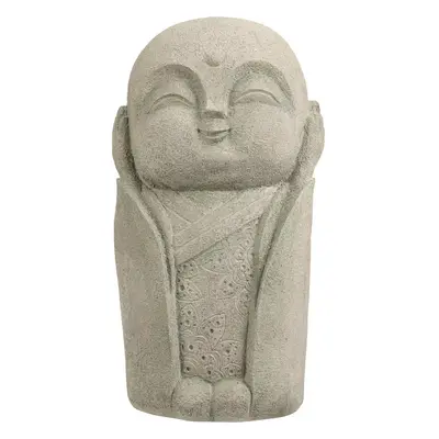 Zahradní dekorace Buddha neslyší, 14,5 x 27 x 13 cm, polyresin