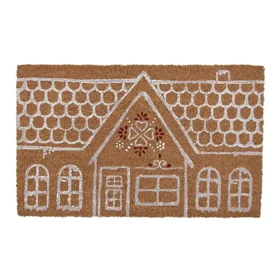 Kokosová rohožka s domečkem Gingerbread Bliss - 75*45*1 cm