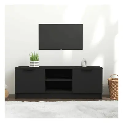 TV skříňka černá 102 x 35 x 36,5 cm kompozitní dřevo