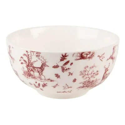 Porcelánová miska na polévku Pretty Forest - Ø 14*7 cm / 500 ml