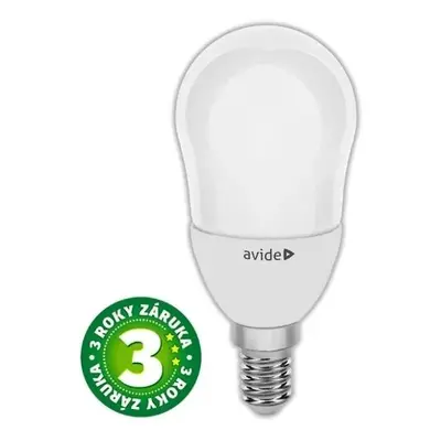 Prémiová LED žárovka E14 6W 570lm B45, studená, ekv. 45W, 3 roky