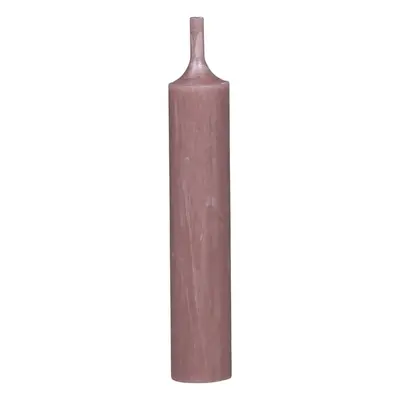 Taupe úzká krátká svíčka Short dinner candle - Ø 2 *11cm / 4.5h