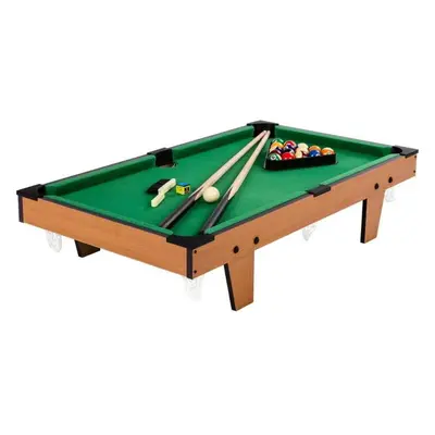 GamesPlanet® 40440 Mini kulečník pool s příslušenstvím 92 x 52 x 19 cm, světlý